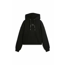 Armani Exchange: Чёрная толстовка 