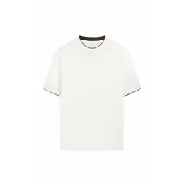Armani Exchange: Белая футболка 