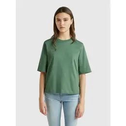 UNITED COLORS OF BENETTON: Зелёная футболка 