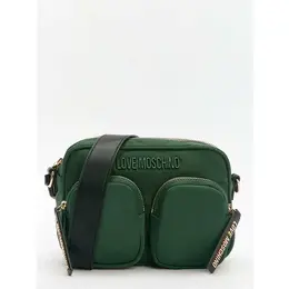 LOVE MOSCHINO: Зелёная сумка 