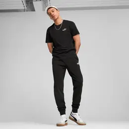 PUMA: Чёрная футболка  Ess