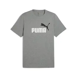 PUMA: Серая футболка  Ess