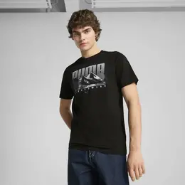 PUMA: Чёрная футболка 
