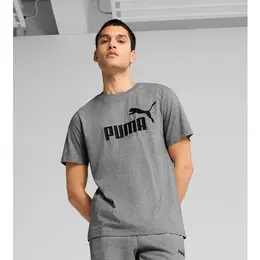 PUMA: Серая футболка  Essentials