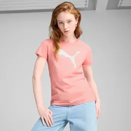 PUMA: Розовая футболка  Essentials