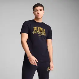 PUMA: Синяя футболка 