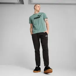 PUMA: Зелёная футболка  Essentials