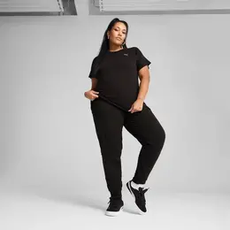 PUMA: Чёрная футболка  Ess