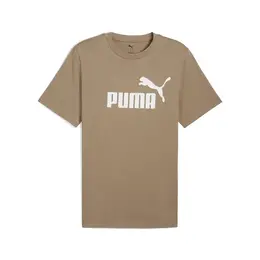 PUMA: Коричневая футболка  Ess