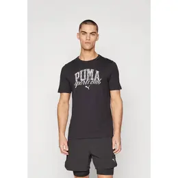 PUMA: Чёрная футболка 
