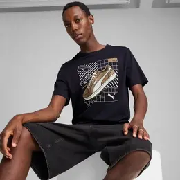 PUMA: Синяя футболка 