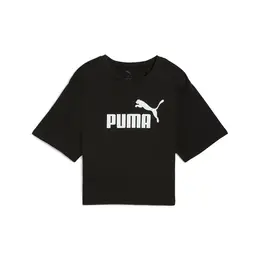 PUMA: Чёрная футболка  Ess