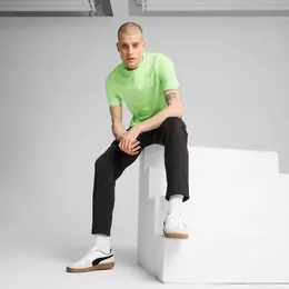 PUMA: Зелёная футболка  Essentials