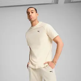 PUMA: Бежевая футболка 