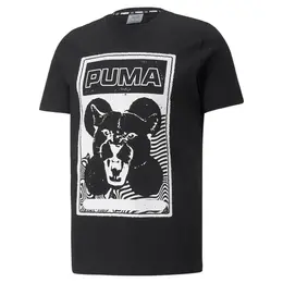 PUMA: Чёрная футболка 