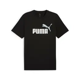 PUMA: Чёрная футболка  Ess