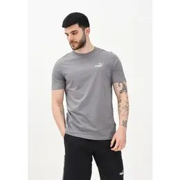 PUMA: Серая футболка  Essentials