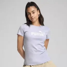 PUMA: Голубая футболка  Ess