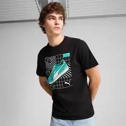 PUMA: Чёрная футболка 