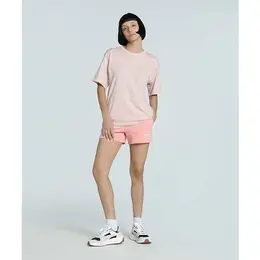 PUMA: Розовая футболка  Ess