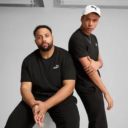 PUMA: Чёрная футболка  Ess