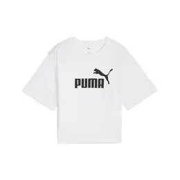 PUMA: Белая футболка  Ess