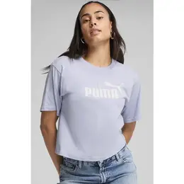 PUMA: Голубая футболка  Ess