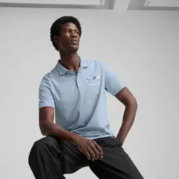 PUMA: Голубое поло 