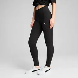 PUMA: Чёрные легинсы  Evostripe