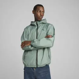 PUMA: Зелёная куртка  Ess