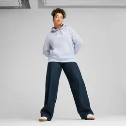 PUMA: Голубая толстовка  Ess