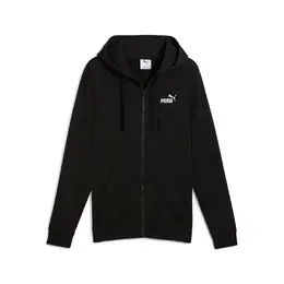 PUMA: Чёрная толстовка  Ess
