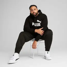 PUMA: Чёрная толстовка  Ess