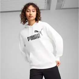 PUMA: Белая толстовка  Ess