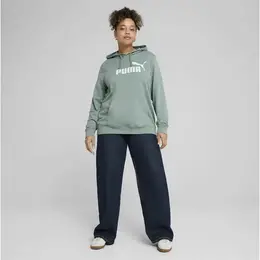 PUMA: Зелёная толстовка  Ess