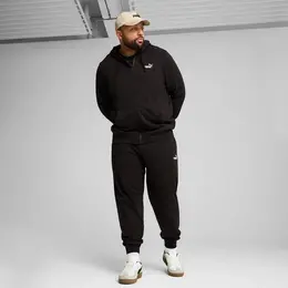 PUMA: Чёрная толстовка  Essentials