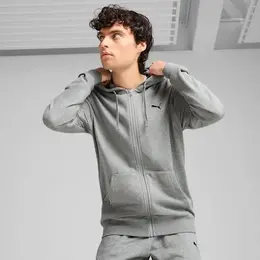 PUMA: Серая толстовка  Ess