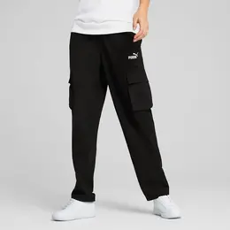 PUMA: Чёрные брюки  Ess