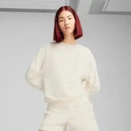 PUMA: Бежевый свитшот  Elevated