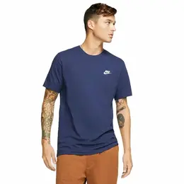 NIKE: Тёмная футболка  Sportswear Club