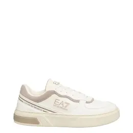 EA7 EMPORIO ARMANI: Белые кроссовки 