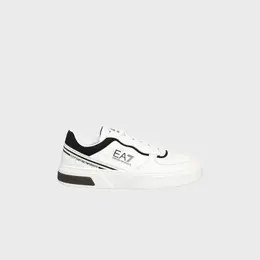 EA7 EMPORIO ARMANI: Белые кроссовки 