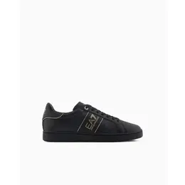 EA7 EMPORIO ARMANI: Чёрные кеды 