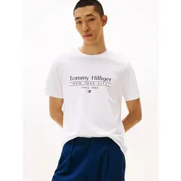 TOMMY HILFIGER: Белая футболка 