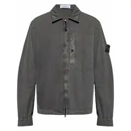 Stone Island: Серая рубашка  Compass