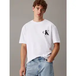 Calvin Klein Jeans: Белая футболка 