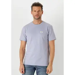 Calvin Klein Jeans: Фиолетовая футболка 