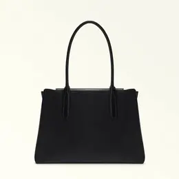 FURLA: Чёрная сумка 