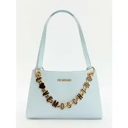 LOVE MOSCHINO: Голубая сумка 