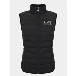 EA7 EMPORIO ARMANI: Чёрный жилет 